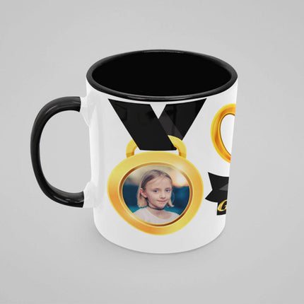 Number One Grandad Personalised Photo mug