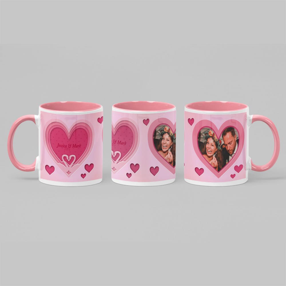 To Have and To Hold couples Personalised Photo mug