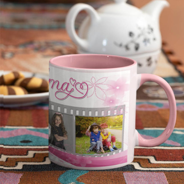 Mum We Love You Personalised Photo Mug