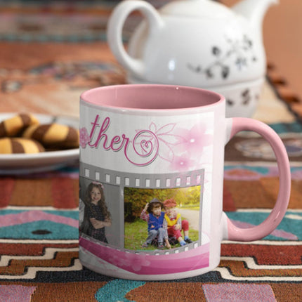 Godmother We Love You Personalised Photo Mug