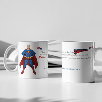 My SuperDad - Mug On A Mug Novelty Mug