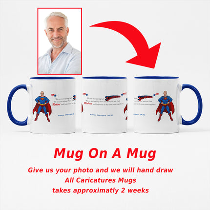 My SuperDad - Mug On A Mug Novelty Mug