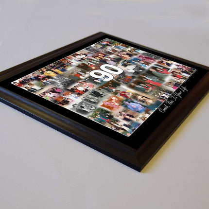 This Is Your Life 90th Birthday Blended Memories Framed Collage