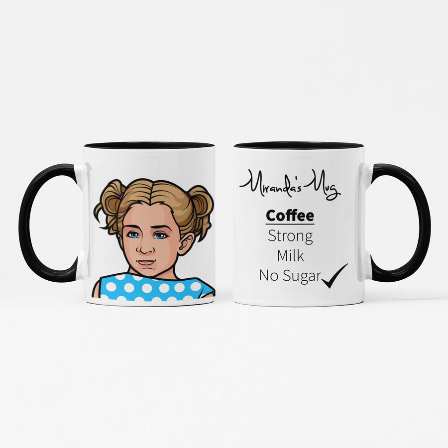 Coffee Its How I Like it CartoonMeNow Personlised Caricature Mug