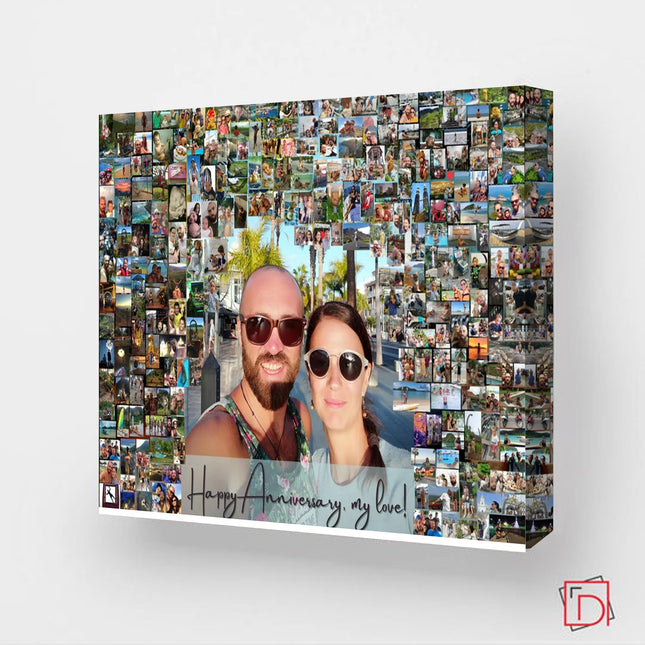 Our Life Photos Framed Photo Collage Anniversary Gift