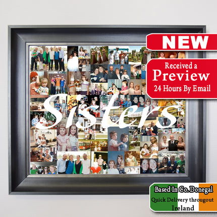 Sisters Our Life Photos Framed Photo Collage Birthday Gift