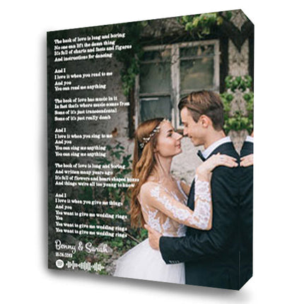 Personalised First Dance Wedding Song Unique Wedding Gift for Couple