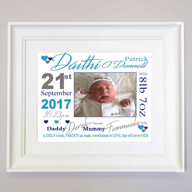 Child Is Born Sentiment Gift Frame - Do More With Your Pictures