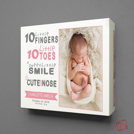 10 Little Fingers & Toes Sentiment Gift Frame - Do More With Your Pictures