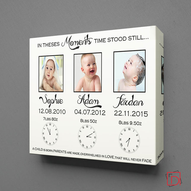 In These Moments Time Stood Still Square Wall Art - Do More With Your Pictures