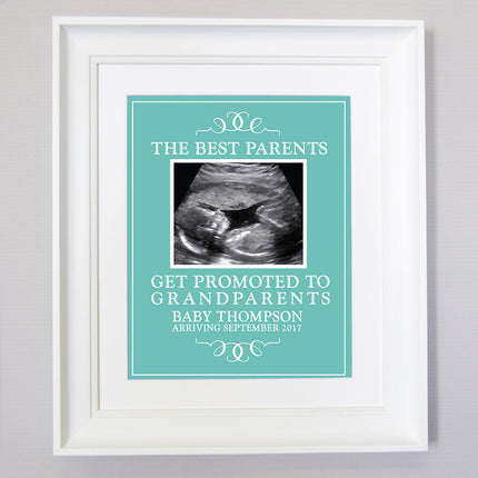 Promoted To Grandparents Gift Frame