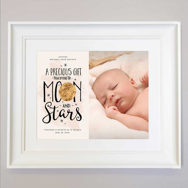 Precious Gift From Beyond The Moon and Star Wall Art