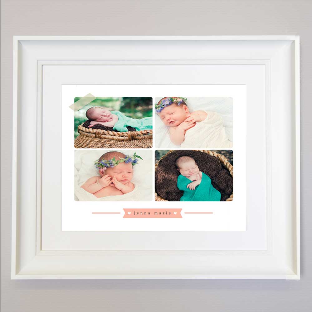 New Born Baby Horizontal picture Frames - domorewithyourphotos