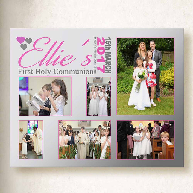 A Special Day 1st Communion Canvas Art collage