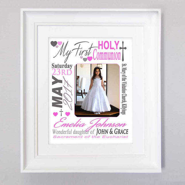 Personalised Girls First Holy Communion  Sentiment Suit Product