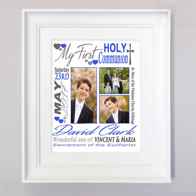 Personalised Boy First Holy Communion  Sentiment Suit Product