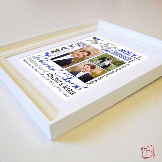 Dynamic Trio First Holy Communion Sentiment Gift Frame - Do More With Your Pictures