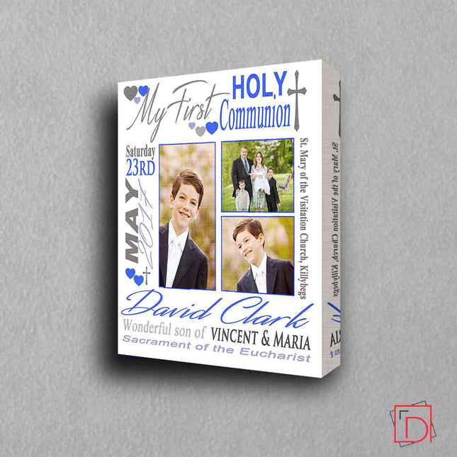 Dynamic Trio First Holy Communion Sentiment Gift Frame - Do More With Your Pictures