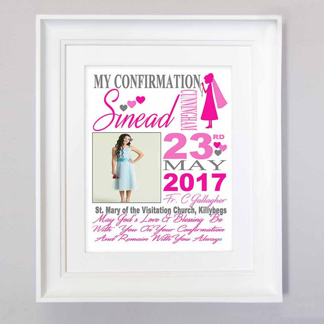 My Confirmation Sentiment Gift Frame