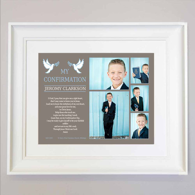 Confirmation Blessing Photo Collage Wall Art - Do More With Your Pictures