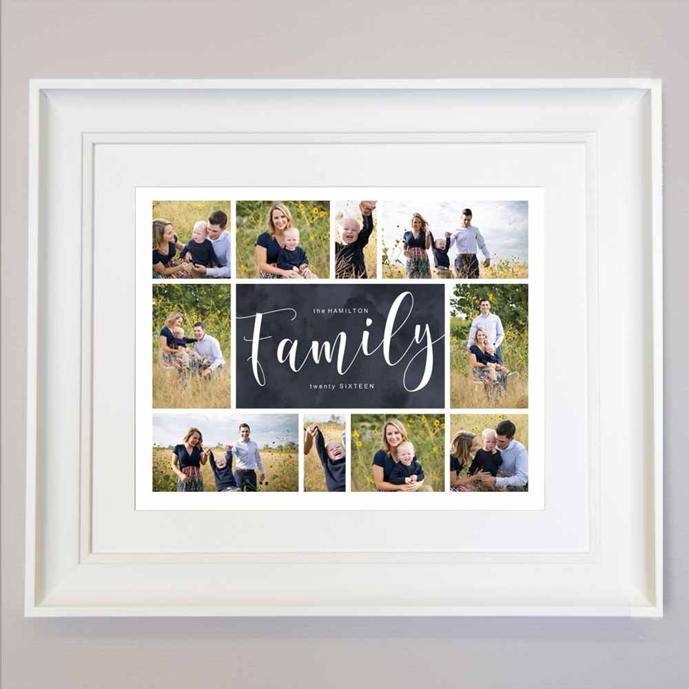 Family Love Framed Photo Collage