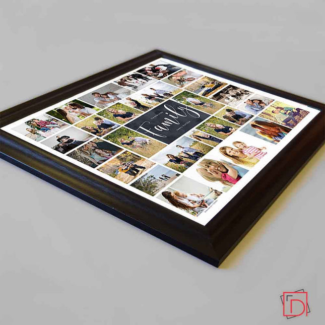 Family Love Framed Photo Collage - Do More With Your Pictures