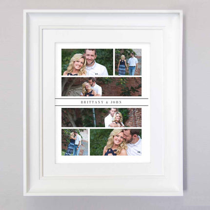 Engagement Moments Photo Collage Wall Art - Do More With Your Pictures