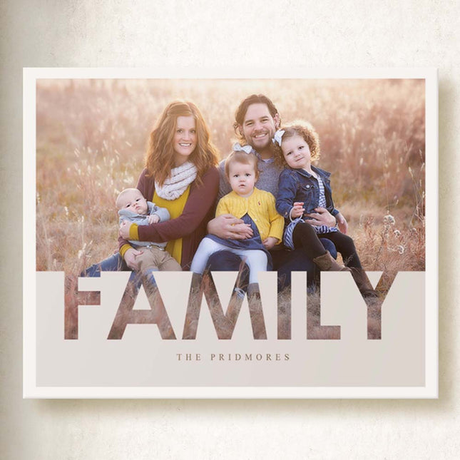 We Are Family Canvas Art