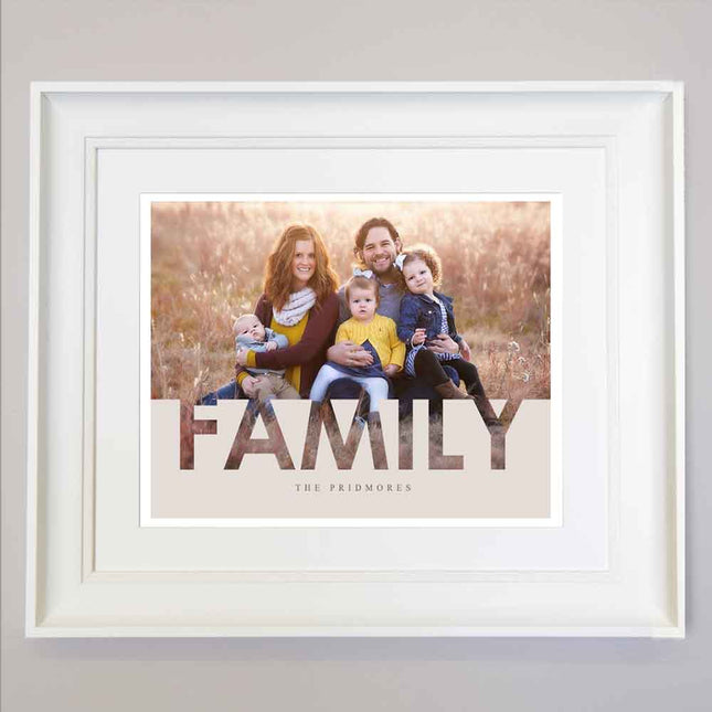 Our Family Memory Photo Collage Wall Art