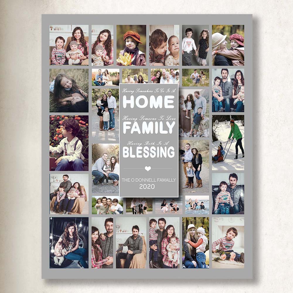 Home & Family Collage | Personalised Canvas | Domore.ie – Do More With ...