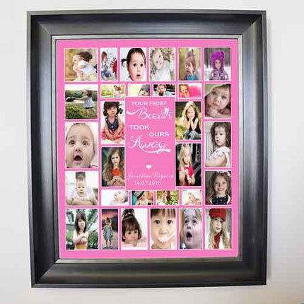 Your First Memories Photo Collage Wall Art