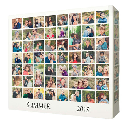 Summer Memories Photo Collage On Canvas