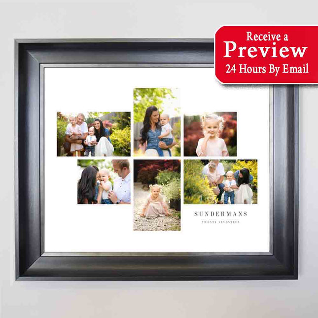 Family Is Framed Photo Collage