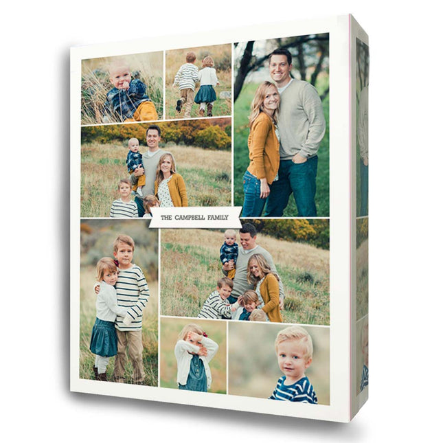 Our Family Photo Collage On Canvas