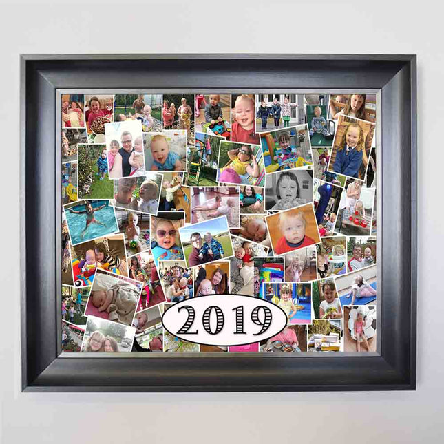 A Year In Review Framed Photo Collage - Do More With Your Pictures