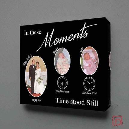 In These Moments Time Stood Still On Black Wall Art - Do More With Your Pictures