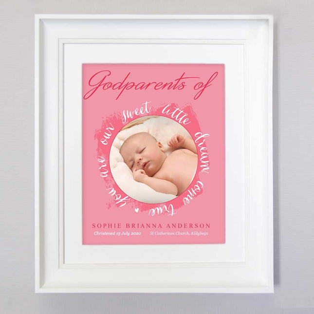 For My God Parents Sentiment Wall art - Do More With Your Pictures