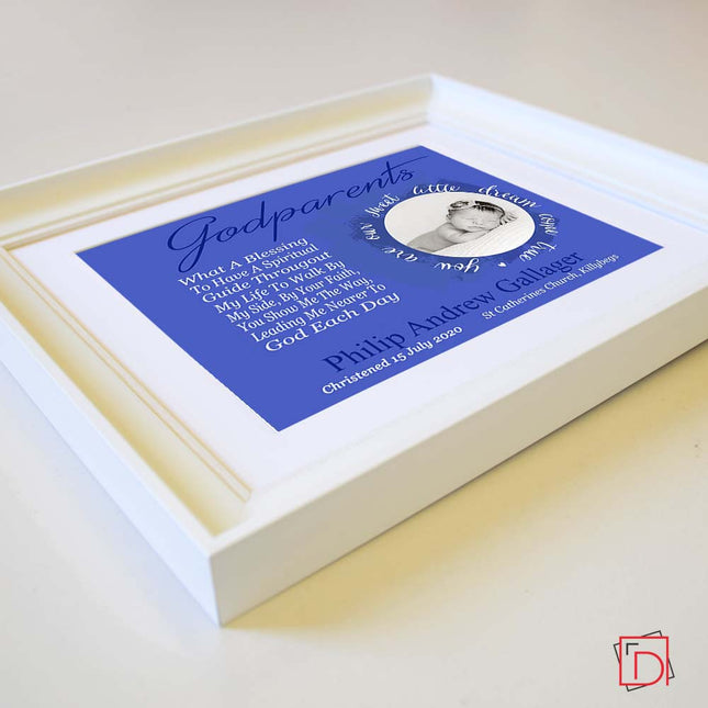 Godparents Rising Star Sentiment Gift Frame - Do More With Your Pictures