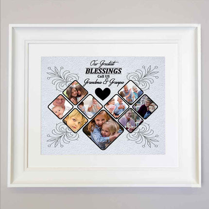 Family is the blessing Family Photo Collage