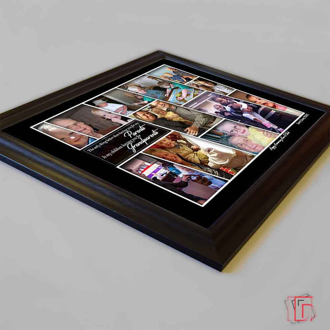 Grandparents Picture Framed Photo Collage - Do More With Your Pictures