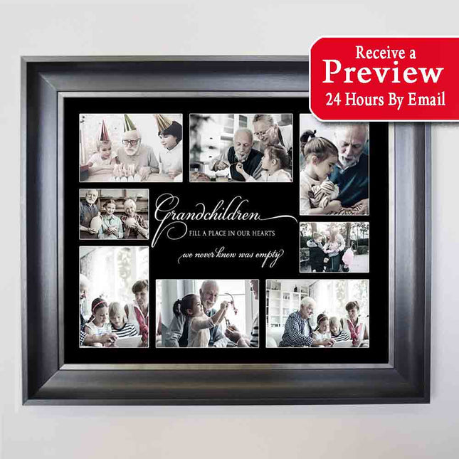 Love for Grandchildren Framed Photo Collage