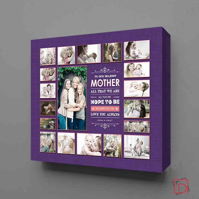 Dearest Mother Framed Photo Collage - Do More With Your Pictures