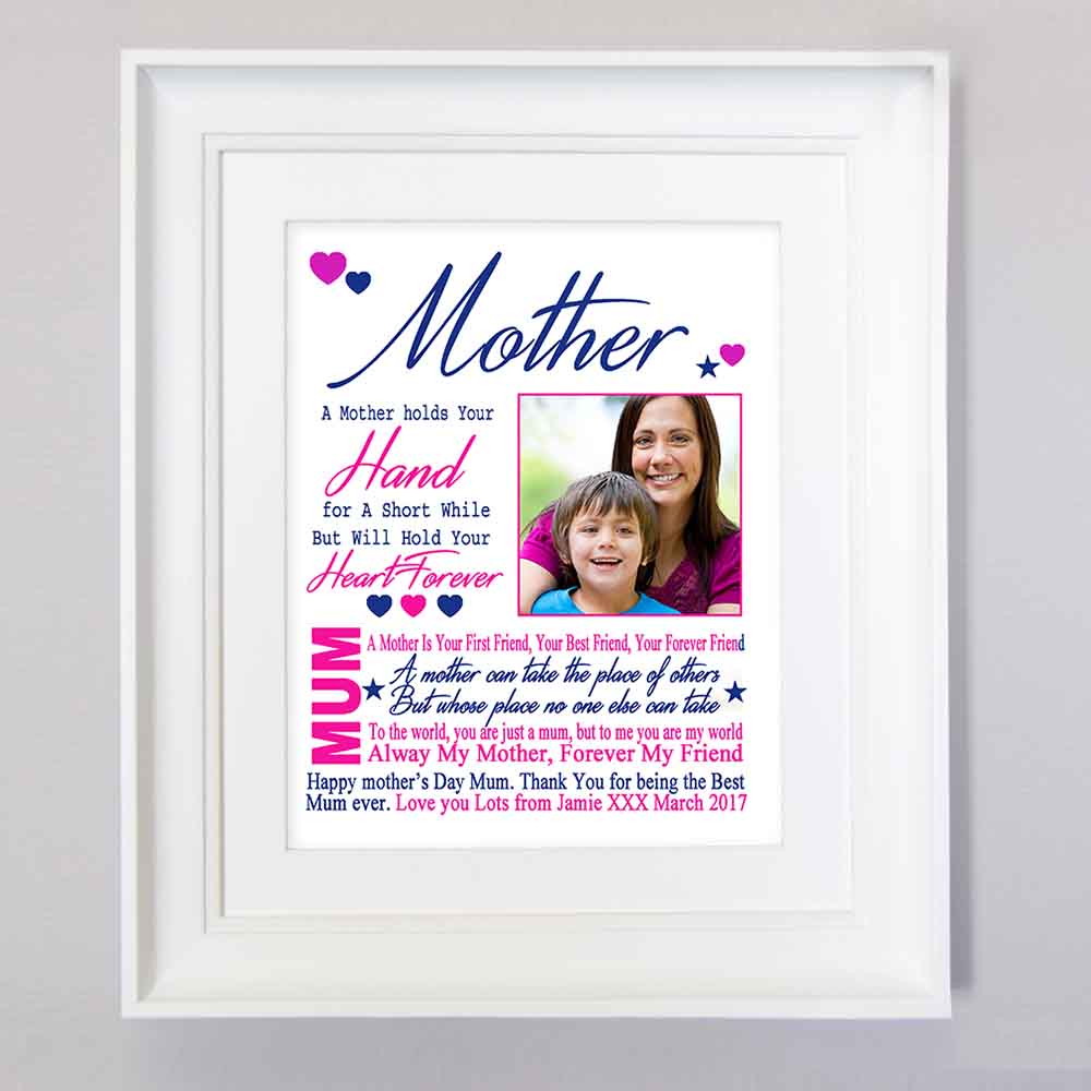 To The World You Are A Mother, Sentimental Picture Frame for Mom
