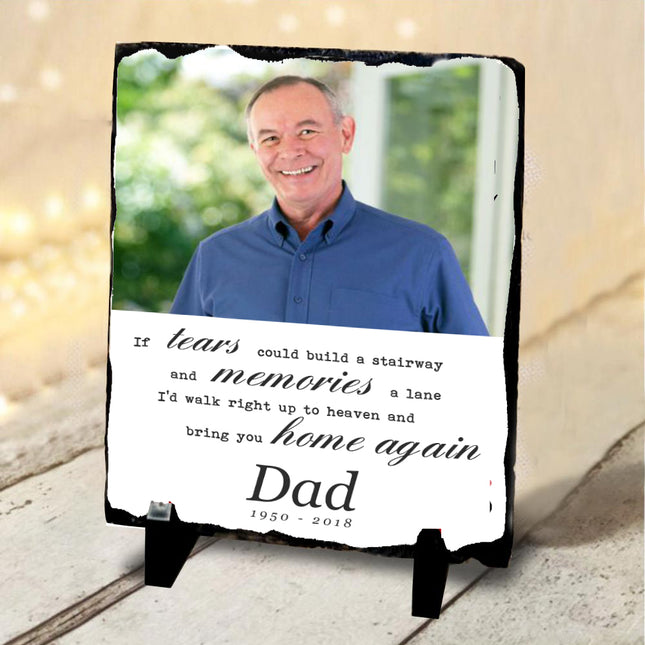 If I Could Bring Dad Home Again Memorial Plaques