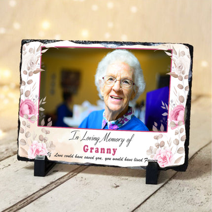 In Loving Memory Personalised memorial plaque