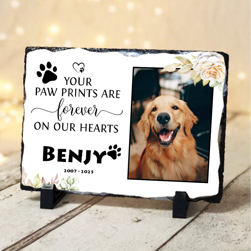 Wood Dog Burial Plaques Personalised Wooden Dog Breed Memorial
