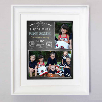 First Day At School Chalk Board Wall Art - Do More With Your Pictures