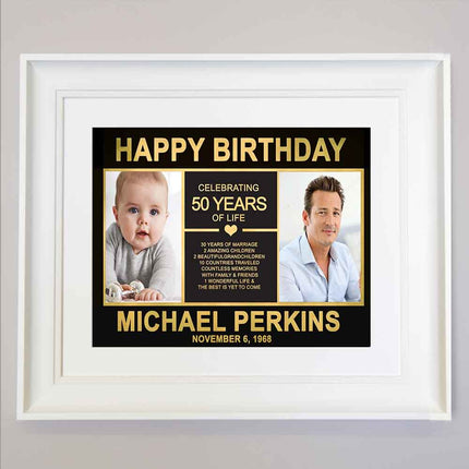This Is Your 50th Birthday Wall Art