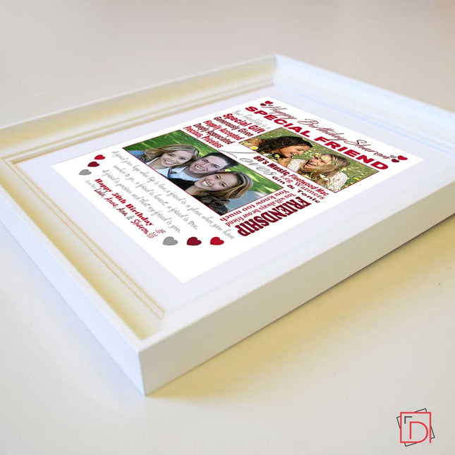 Best Friend Birthday Sentiment Frame - Do More With Your Pictures