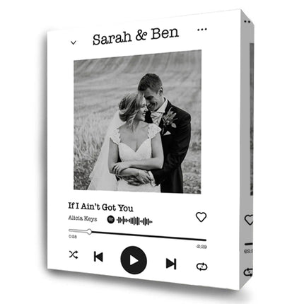Our Wedding Wedding song With Spotify Code Wedding Gift